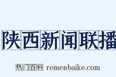 陕西新闻联播是什么意思的图片